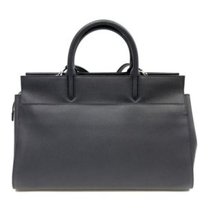 Saint Laurent Paris Cavalive Gauche 2way Handbag Navy Leather